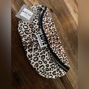 Brighton 🖤 Wild Cat Animal Print Belt Bag - NWT
